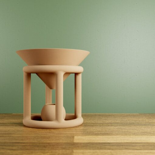 The FUNNEL Planter Modern Indoor Decor with Stand and Water Catch, Perfect for Gifting - Image 4