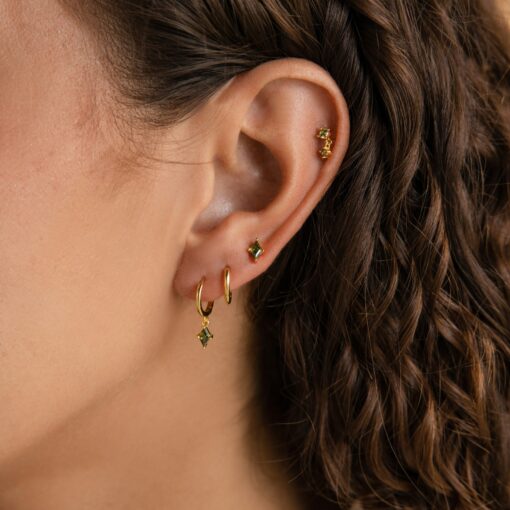 Captivating Peridot Earring Set Minimalist Elegance for Every Occasion - Image 6