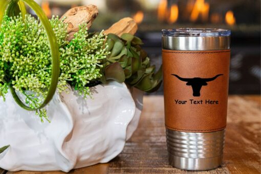 Personalized Leatherette Tumbler The Perfect Gift for Any Occasion - Image 2