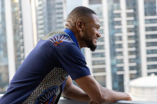 Embrace Cultural Vibrance Zedi's Navy Men's African Print Cotton Ankara Shirt - Image 3