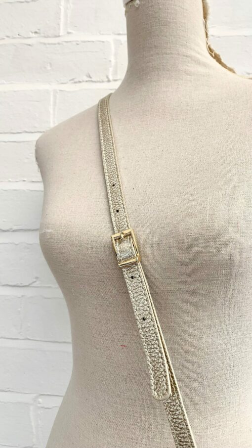 Shimmering Metallic Crossbody The Perfect Accessory for Weddings and Special Occasions - Image 5
