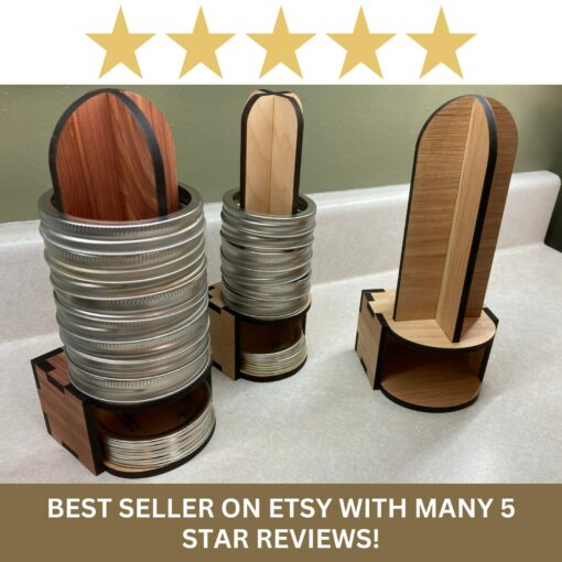 Mason Jar Rings and Lids Organizer Bundle The Ultimate Canning Companion - Image 4