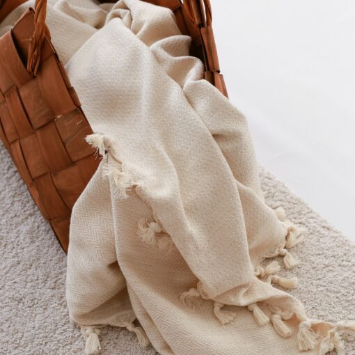 Luxurious Turkish Cotton Bedspread Indulge in Organic Comfort and Boho Charm - Image 3