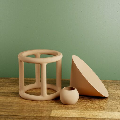 The FUNNEL Planter Modern Indoor Decor with Stand and Water Catch, Perfect for Gifting - Image 3
