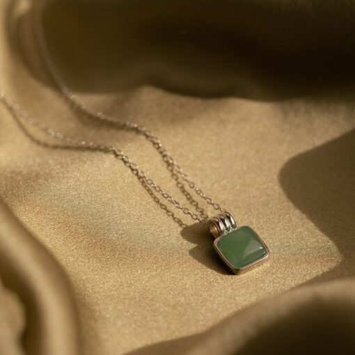 Vintage Green Jade Pendant Necklace A Timeless Treasure for Luck and Style - Image 6