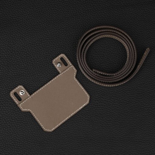 12mm Epsom Leather Shoulder Strap for Constance Slim Wallet Elevate Your Style with Crossbody Convenience - Image 6