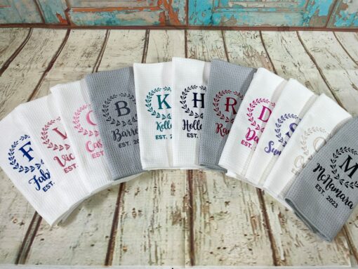 Personalized Dish Towel A Cherished Keepsake for Grandma and Mom - Image 3