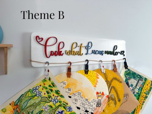 Personalized 3D Art Display Sign Immortalize Your Child's Artistic Genius - Image 2