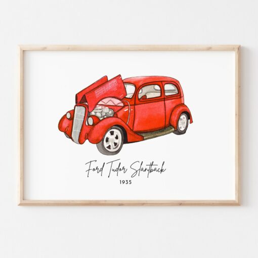 Personalized Car Painting from Photo Capture Your Ride in Watercolor - Image 4