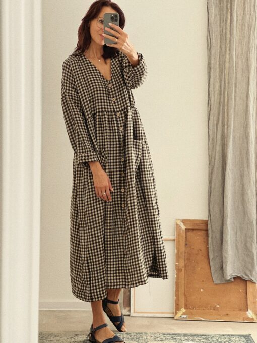 Breezy Linen Oversized Dress Elevate Your Style with Comfort and Elegance - Image 3