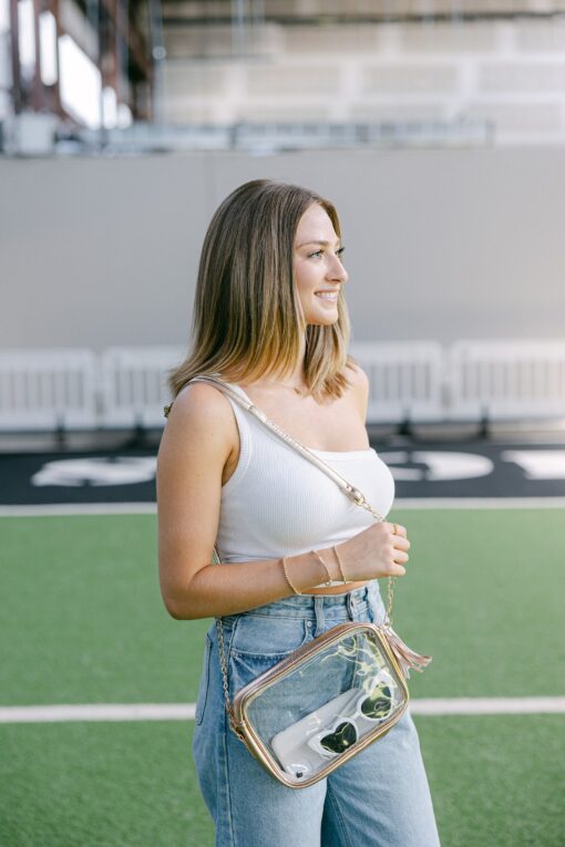 Stadium Clear Crossbody Bag Game Day Essential for Security and Style - Image 3