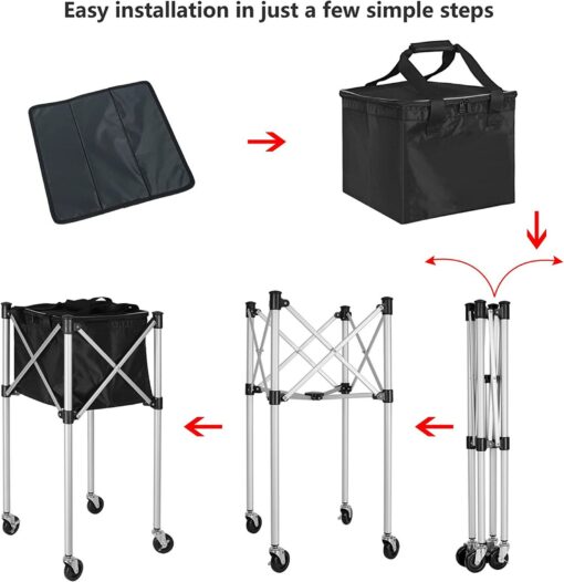 Ball Tote The Ultimate Replacement Bag for Tennis and Pickleball Pro Teaching Carts and Ball Hoppers - Image 4