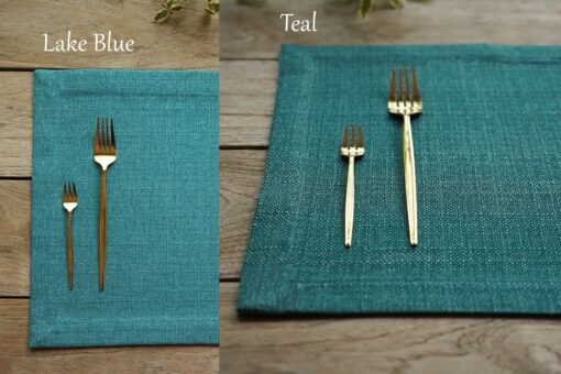 Stain-Resistant Linen-Textured Placemats Elevate Your Dining Experience with Style and Protection - Image 4