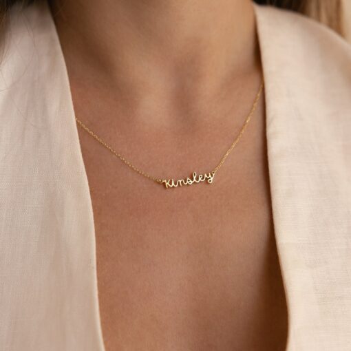 Caitlyn's Personalized Name Necklace A Delicate and Meaningful Keepsake - Image 3