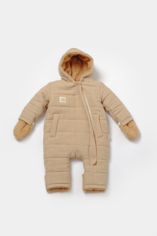 Cozy and Breathable Organic Muslin Astronaut Romper for Baby's Cosmic Adventures - Image 4