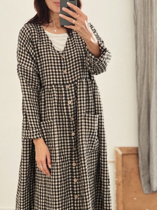 Breezy Linen Oversized Dress Elevate Your Style with Comfort and Elegance - Image 5