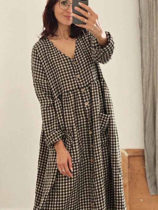 Breezy Linen Oversized Dress Elevate Your Style with Comfort and Elegance - Image 2