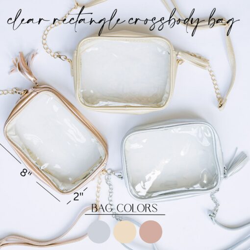 Stadium Clear Crossbody Bag Game Day Essential for Security and Style - Image 6