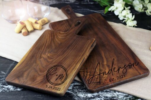 Personalized Rustic Charcuterie Board A Unique Wedding or Anniversary Gift - Image 5