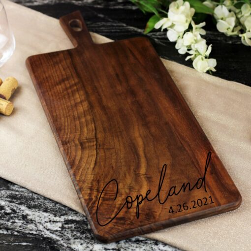 Personalized Rustic Charcuterie Board The Perfect Wedding Gift and Farmhouse Decor - Image 5