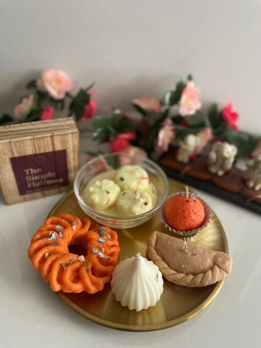 Diwali Delights Aromatic Candles with Enchanting Mithai Scents - Image 2