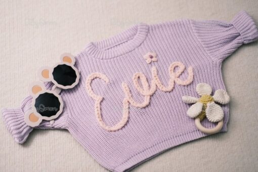 Personalized Baby Sweater Embroidered Name for a Cherished Keepsake - Image 4