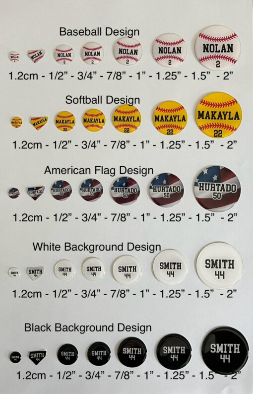 Personalized Bat Knob Decals Elevate Your Batting Game with Custom Style - Image 4