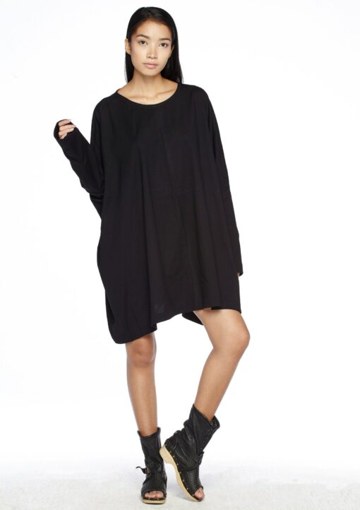 NO.62 Women's Scoop Neck Long Sleeve Tunic Top Elevate Your Style with Comfort and Versatility - Image 4