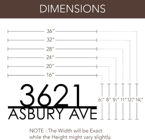 Modern Metal House Number Sign Elevate Your Curb Appeal with Custom Mid-Century Numbers - Image 3