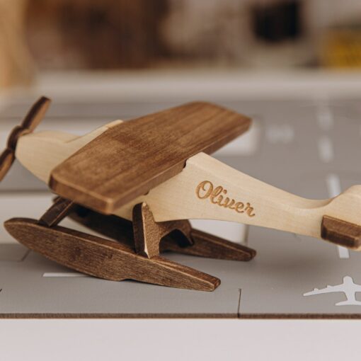 Personalized Wooden Helicopter Toy A Unique Gift for Little Adventurers - Image 3