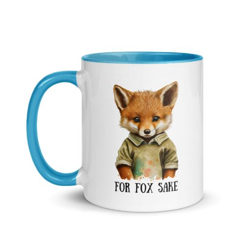 Sip with a Smile "For Fox Sake" Mug for Foxy Fun - Image 3