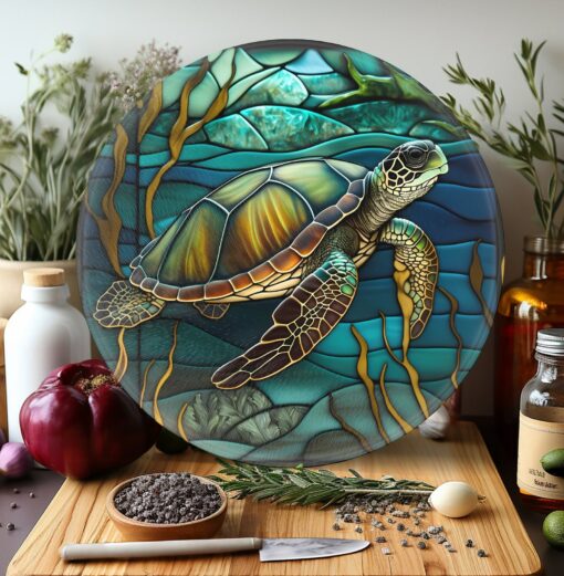 Captivating Turtle Cutting Board A Culinary Canvas for Charcuterie and More - Image 5