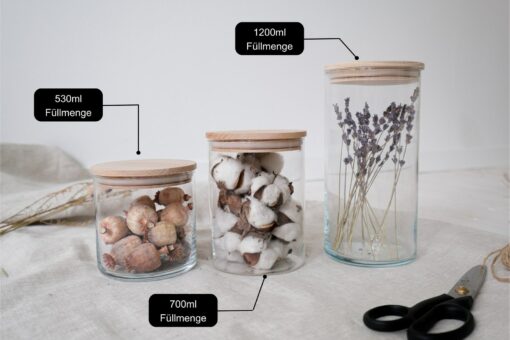 Personalized Farewell Gift Engraved Glass Storage Jar with Wooden Lid for Cherished Colleague - Image 5