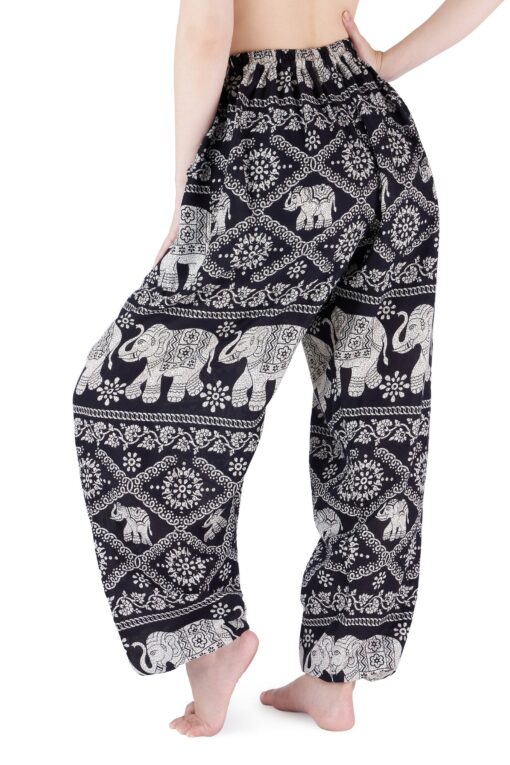 BLACK ELEPHANT HAREM Pants Petite to Plus Size Boho Pants for Festivals and Beyond - Image 4