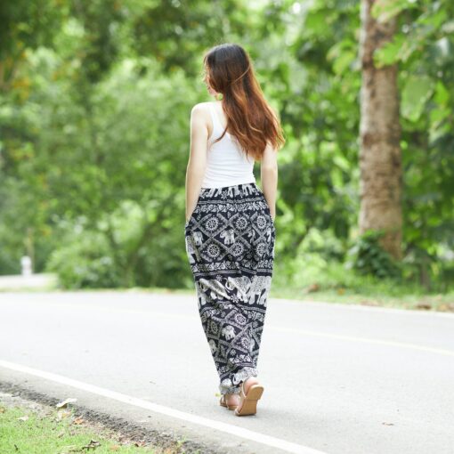 BLACK ELEPHANT HAREM Pants Petite to Plus Size Boho Pants for Festivals and Beyond - Image 2
