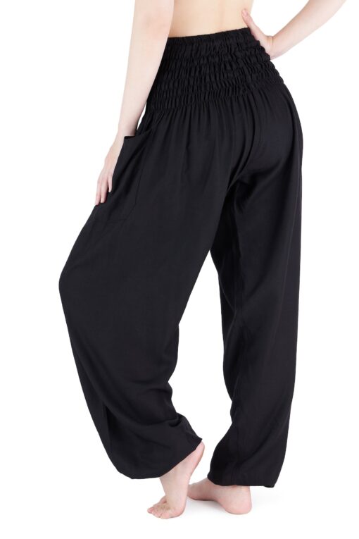Flowy Boho Harem Pants Embrace Bohemian Chic for Yoga, Relaxation, and Style - Image 5