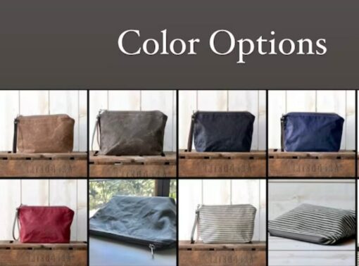 Versatile Waxed Canvas Tote Laptop, Weekender, or Vegan Messenger Bag by IKABAGS - Image 6