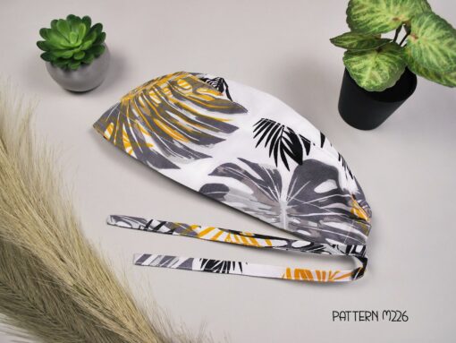 Stylish Scrub Caps for Men Elevate Your Surgical Style with Leaf-Inspired Designs - Image 5
