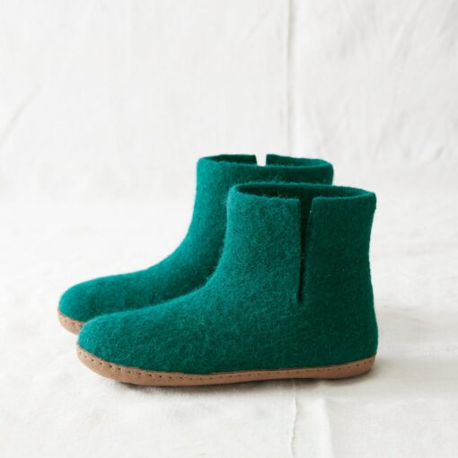 Cozy Comfort Fair Trade Eco Felt Slipper Boots with Suede Soles for All - Image 3