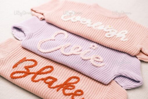 Personalized Baby Sweater Embroidered Name for a Cherished Keepsake - Image 5