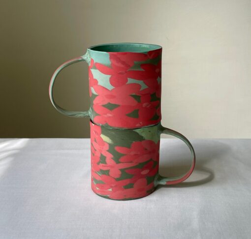 Unleash the Wild Ignite Your Mornings with the Jungle Flame Flower Big Mug - Image 4