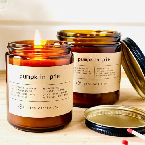 100% Pure Beeswax Candles Illuminate Your Home with Nature's Golden Glow - Image 4