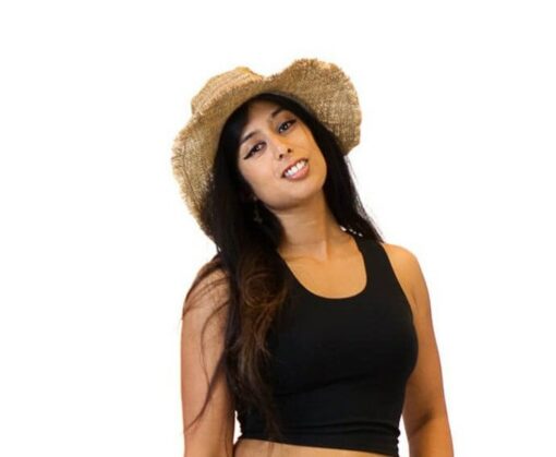 Hemp Sun Hat Eco-Friendly, Handmade Hippie Festival Hat for Sun Protection - Image 6