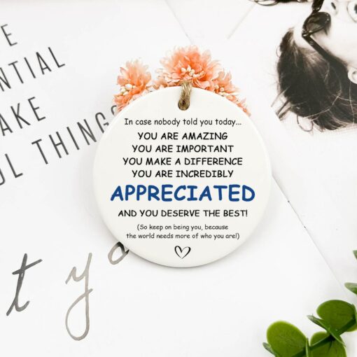 Illuminate Your Day with Gratitude 'You Are Incredibly Appreciated' Affirmation Sign - Image 3