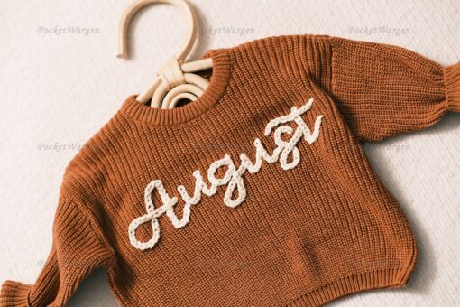 Personalized Baby Jumper Embroidered Name for a Cherished Keepsake - Image 3