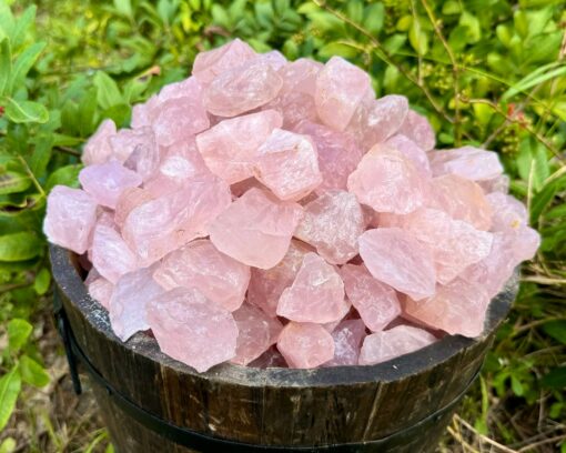 Premium Rose Quartz Rough Stones Choose Your Quantity (Grade 'A' Natural Crystals) - Image 2