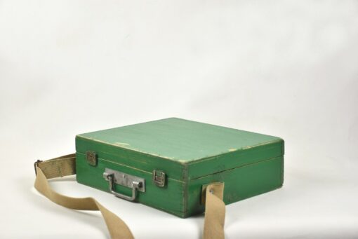 Vintage Wooden Fishing Tackle Box A Timeless Treasure for Anglers - Image 3