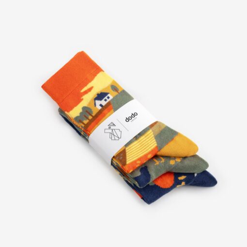 Harvest Hues Vibrant Socks for Every Occasion | Perfect Gift for Him or Her - Image 3