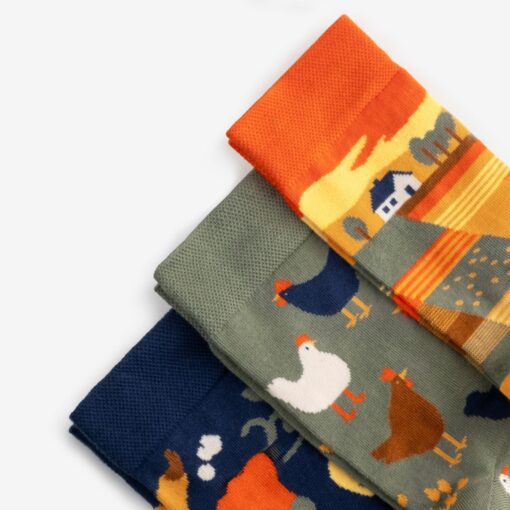 Harvest Hues Vibrant Socks for Every Occasion | Perfect Gift for Him or Her - Image 2