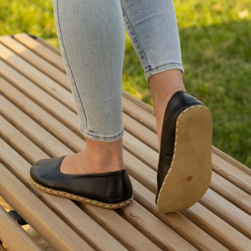 Grounding Shoes for Women Experience the Earth's Energy with Black Copper Barefoot Shoes - Image 5